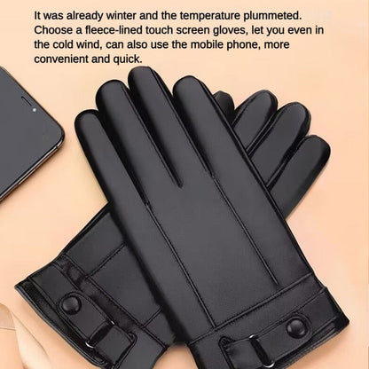 Winter Leather Gloves