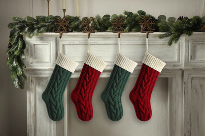 Christmas Stocking Knitting Socks （18inch/46cm）