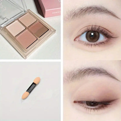 5 Farben Lidschattenpalette mit geringer Sättigung
