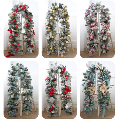 Christmas Garland rattan （5.9FT）