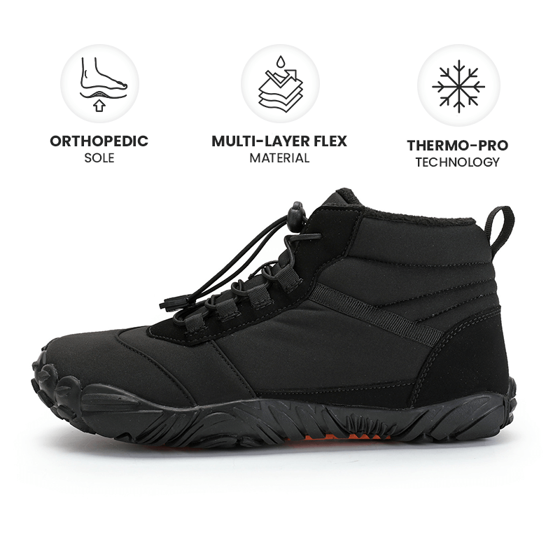 Antarctic Winter Pro - Warm & Fleece-Lined Barefoot Winter Shoes